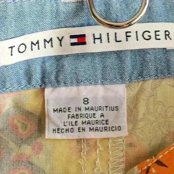 Tommy Hilfiger Floral Skirt Womens Size 8 Back Pocket Knee Length Boho Style - Picture 2 of 11